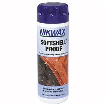 Просочення водовідштовхувальне Nikwax Softshell Proof 300 мл (NWSPW0300) - фото
