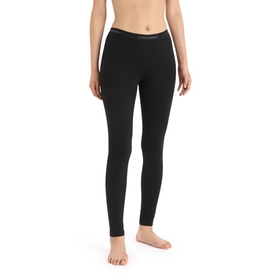 Термоштани жіночі Icebreaker Oasis Leggings Wmn 200 black (104 383 0011) - фото