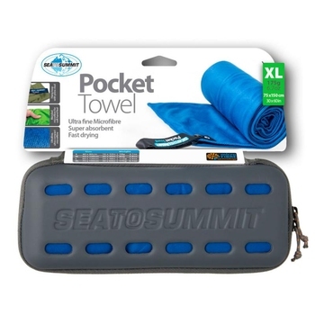 Рушник Sea To Summit Pocket Towel XL cobalt (STS APOCTXLC) - фото