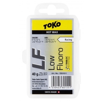 Мазь скольжения Toko LF Hot Wax yellow 40 г (550 1011) - фото