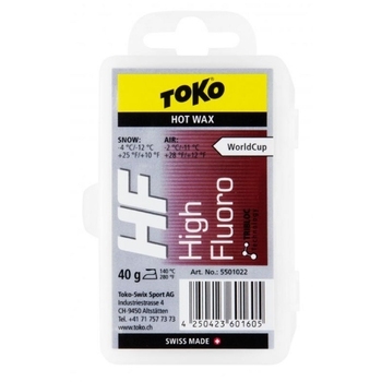 Мазь ковзання Toko HF Hot Wax red 40 г (550 1022) - фото