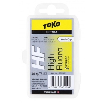 Мазь ковзання Toko HF Hot Wax yellow 40 г (550 1021) - фото