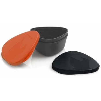 Набор посуды Light My Fire SnapBox 2-pack Orange/Black (LMF 40358913) - фото