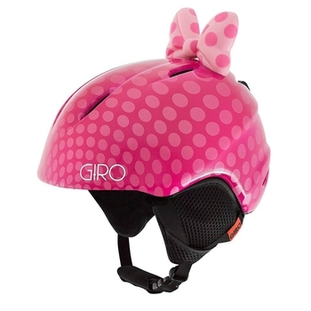 Шолом дитячий Giro Launch Plus pink Bow Polka Dots (7073614) - фото