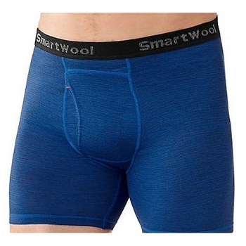 Термотрусы мужские Smartwool Men's NTS Micro 150 Pattern Boxer Brief bright blue (SW SN711.378) - фото
