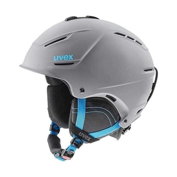 Шлем Uvex P1us 2.0 Grey Blue Mat 2018 (4043197288598) - фото