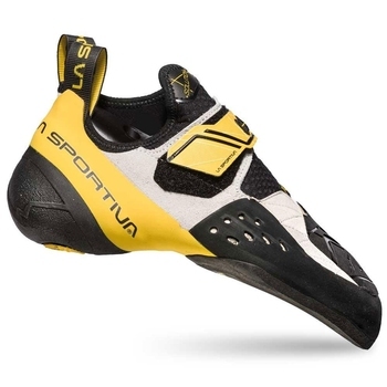 Скельні туфлі La Sportiva Solution white-yellow (20G000100) - фото
