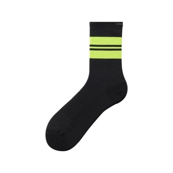 Шкарпетки Shimano ORIGINAL TALL чорно-жовті - фото