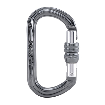 Карабин Kailas Obbo Oval Screw Gate Carabiner, Iron Gray - фото