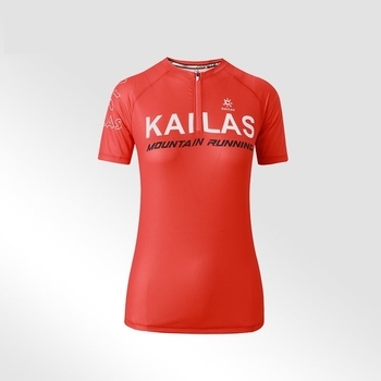 Футболка Kailas Windbreak Mountain Running Functional T-shirt Women's, Red (KG207202) - фото