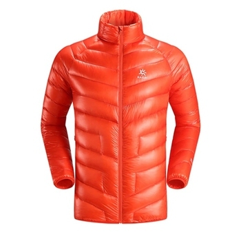 Куртка пухова Kailas Mont Lightweight Water-repellent Down Jacket Men's, Flame Red - фото