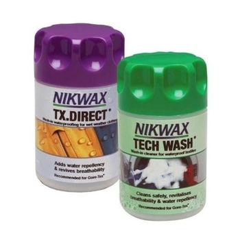 Набір Nikwax Twin Pack (Tech wash 150 мл + TX Direct 100 мл) - фото
