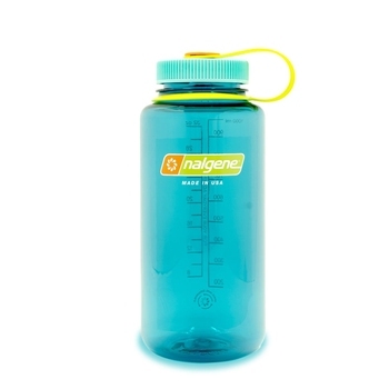 Фляга для воды Nalgene Wide Mouth Sustain Water Bottle 1L, Cerulean - фото