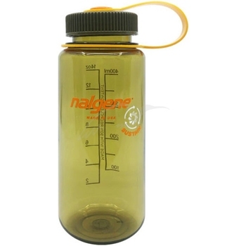 Фляга для воды Nalgene Wide Mouth Sustain Water Bottle 0.5L Olive - фото