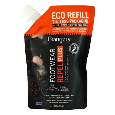 Пропитка для обуви Grangers Footwear Repel Plus Eco Refill 275 ml (GRF231) - фото