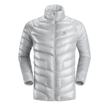 Куртка пуховая Kailas Mont Lightweight Water-repellent Down Jacket Men's, Silver White - фото