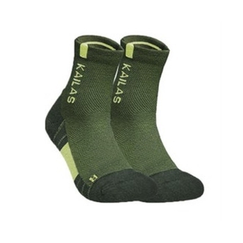 Шкарпетки для трекінга Kailas Low-cut Trekking Socks Men's (2 пари), Moss Green - фото