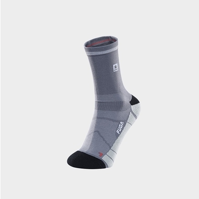 Шкарпетки бігові Kailas Mid-cut Trail Running Socks Men's, Rock Gray - фото