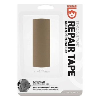 Ремонтная лента Gear Aid by McNett Tenacious Repair Tape Coyote Nylon 7.6 cm x 50 cm - фото