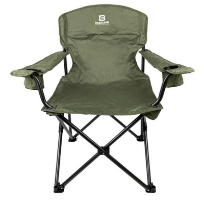 Крісло кемпінгове BaseCamp Big Boy, 54х61х98 см, Olive Green (BCP 10401) - фото