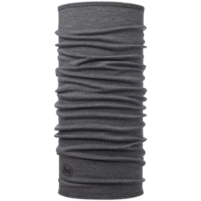 Шерстянный бафф Buff Midweight Merino Wool, Light Grey Melange (BU 113022.933.10.00) - фото