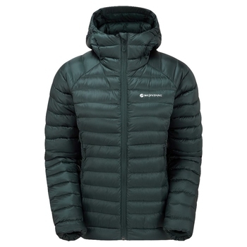 Кофта пуховая Montane Women's Anti-Freeze Packable Hooded Down Jacket, Deep Forest - фото