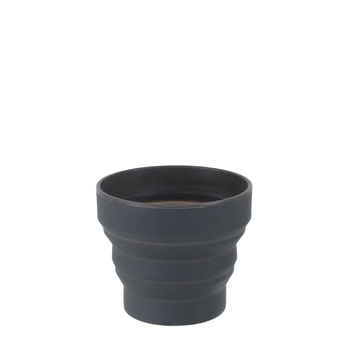 Чашка складана Lifeventure Silicone Ellipse Mug 350 ml, Graphite (75730) - фото