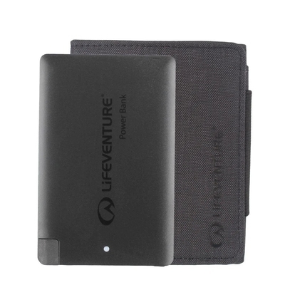 Кошелек-павербанк Lifeventure RFID Charger Wallet, Grey (68305) - фото