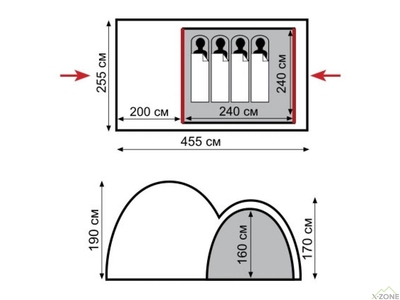 Палатка Tramp Sphinx v2 (TRT-088) - фото