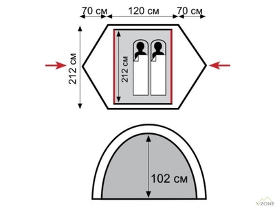Палатка Tramp Colibri v2 (TRT-034) - фото