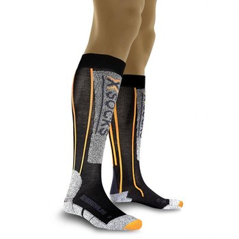 Носки X-Socks Ski Silver Adrenaline X020023 Black/Orange - фото