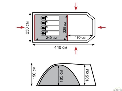 Палатка Tramp Anaconda v2 (TRT-078) - фото