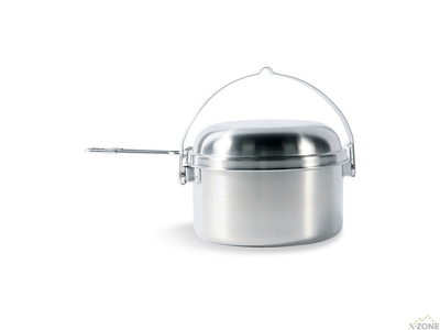 Казанок з кришкою Tatonka Kettle 1.6, Silver (TAT 4002.000) - фото