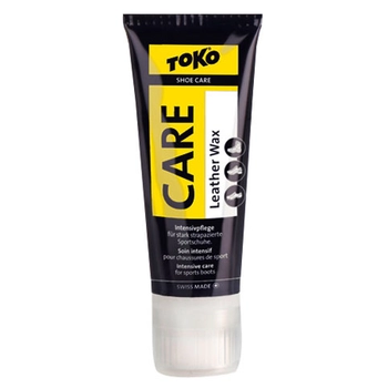 Пропитка для обуви Toko Leather Wax Black Silicone 75 мл - фото