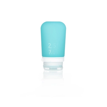 Бутылка силиконовая Humangear GoToob+ 74 ml, Aqua - фото