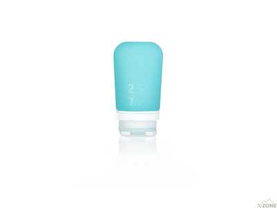 Бутылка силиконовая Humangear GoToob+ 74 ml, Aqua - фото