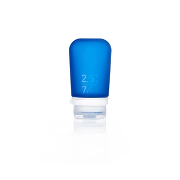 Бутылка силиконовая Humangear GoToob+ 74 ml, Dark Blue - фото