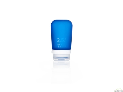 Бутылка силиконовая Humangear GoToob+ 74 ml, Dark Blue - фото
