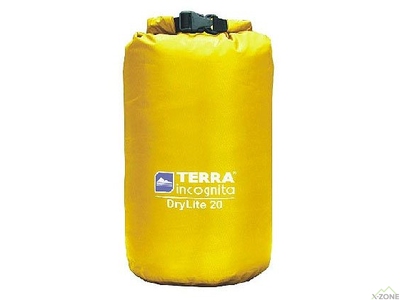 Гермомешок Terra Incognita DryLite 20 жовтий (4823081503248) - фото