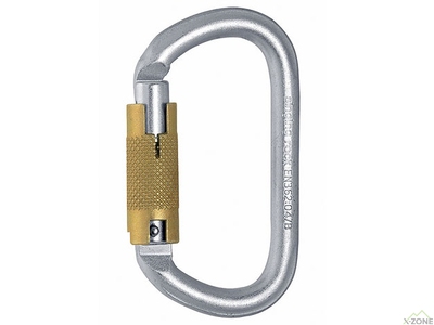 Карабін Singing Rock Oval Steel Connector Triple Lock - фото