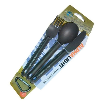 Набор столовых приборов Sea To Summit Alphalight Cutlery Set 3pc (STS ACUTALSET3) - фото