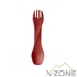 Ложка-вилка Humangear GoBites Uno (Carded), Red - фото