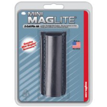Чехол для ручного фонаря Maglite AA из гладкой кожи в блистере - фото