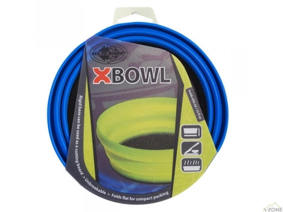 Миска складная Sea To Summit X-Bowl Blue, 650 мл (STS AXBOWLBL) - фото