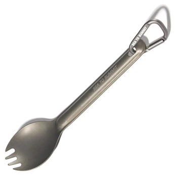 Ложка-виделка Sea To Summit Alpha Light Spork Grey Anodised, Regular (STS ACUTALSPK) - фото