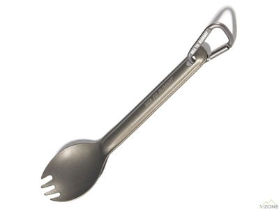 Вилка-ложка Sea To Summit Alpha Light Spork Grey Anodised, Regular (STS ACUTALSPK) - фото