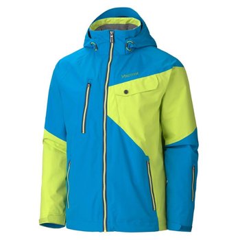 Куртка горнолыжная Marmot Mantra Jacket methyl blue/green lime (MRT 72680.2578) - фото