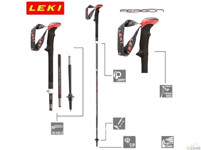 Палки треккинговые Leki Micro Vario TI System Compact (636 2069) - фото