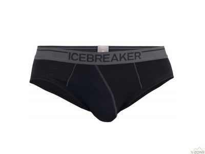 Термотруси чоловічі Icebreaker Anatomica Brif Men 150 black (100 470 001) - фото