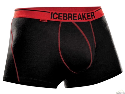 Термотруси чоловічі Icebreaker Anatomica Boxer Men 150 black (100 471 001) - фото